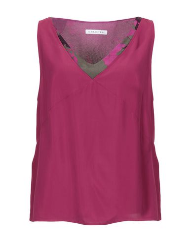 Caractere Caractère Woman Top Garnet Size 10 Viscose In Pink