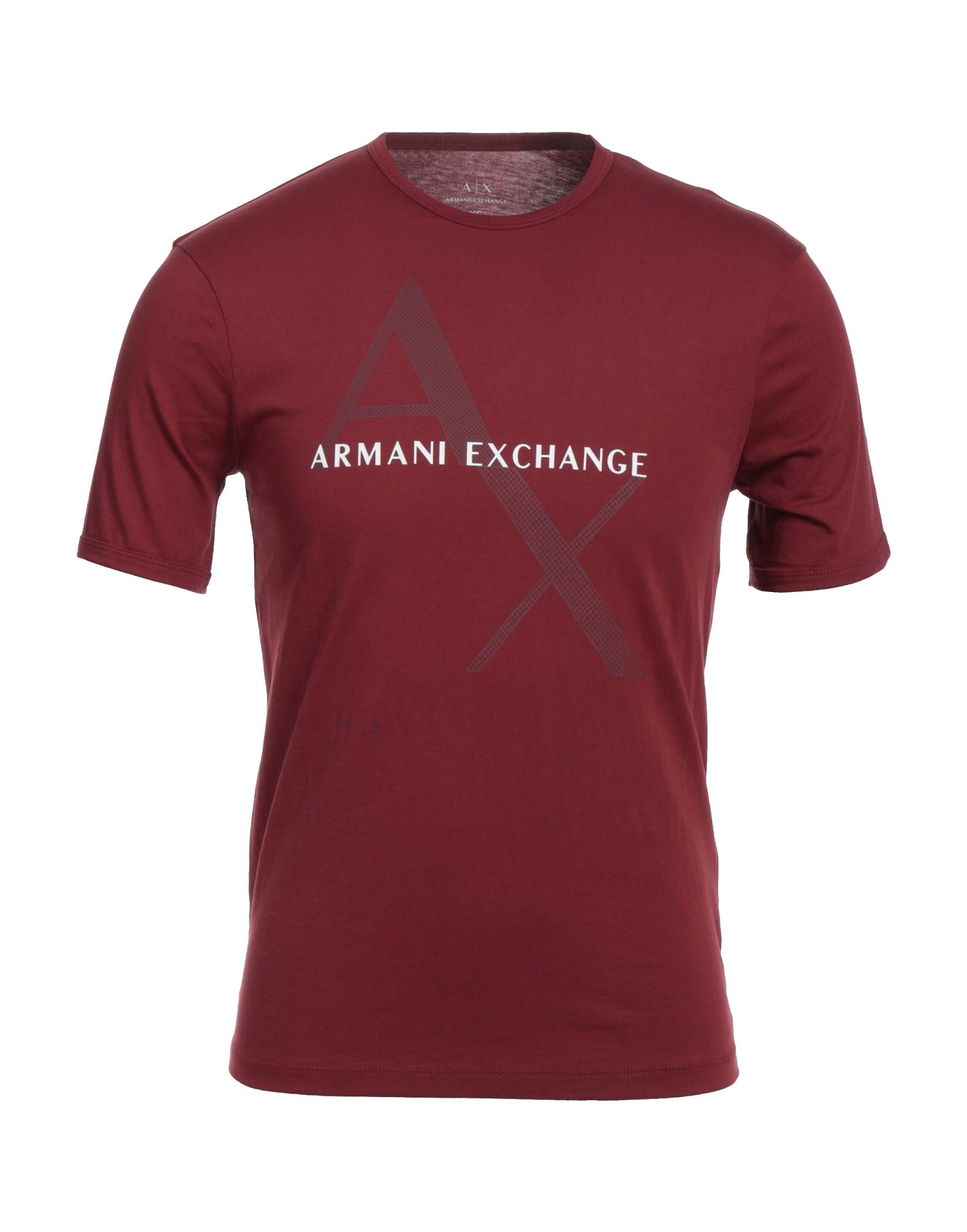 Armani Exchange T-shirts In Maroon