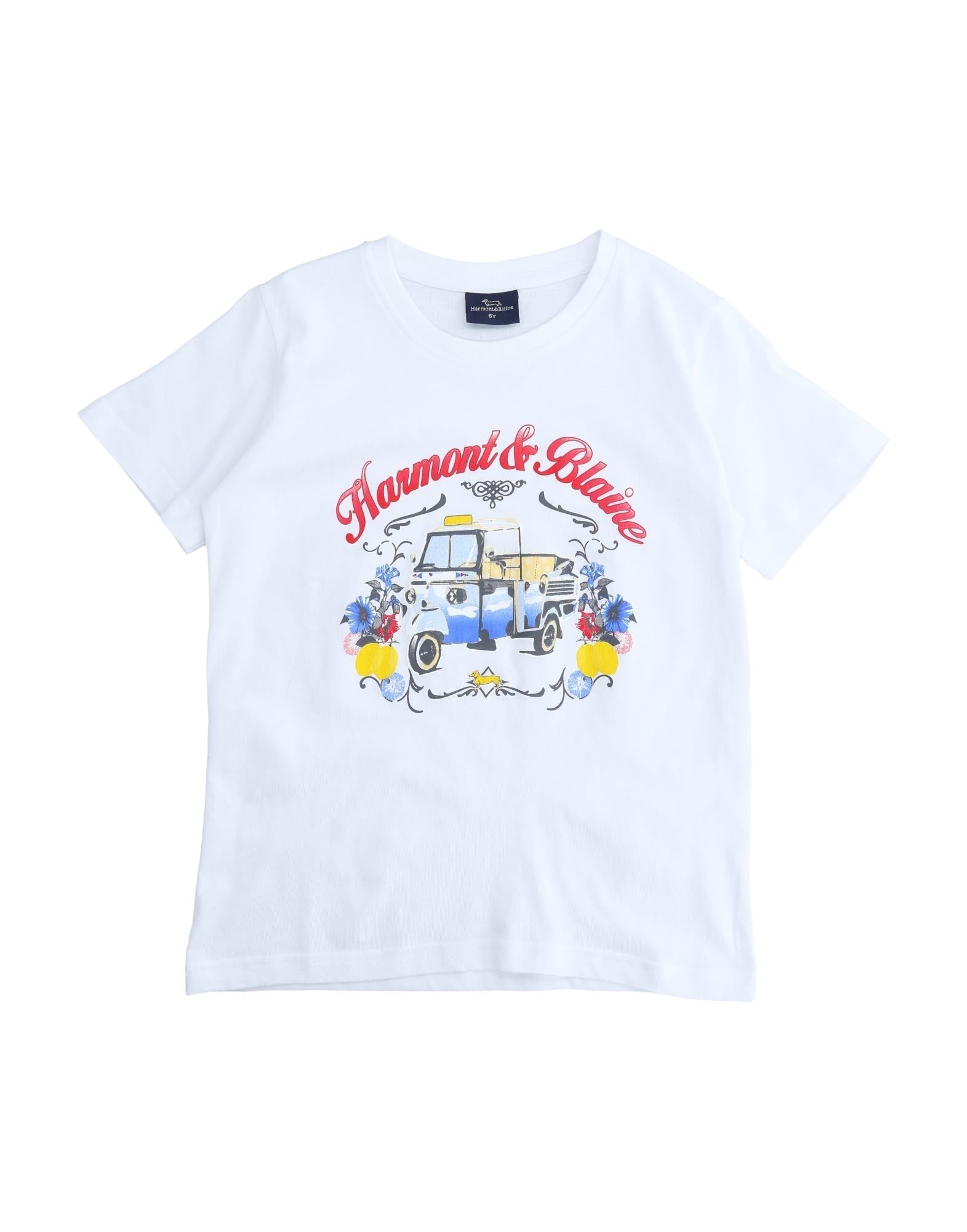 Harmont & Blaine Kids' T-shirts In White
