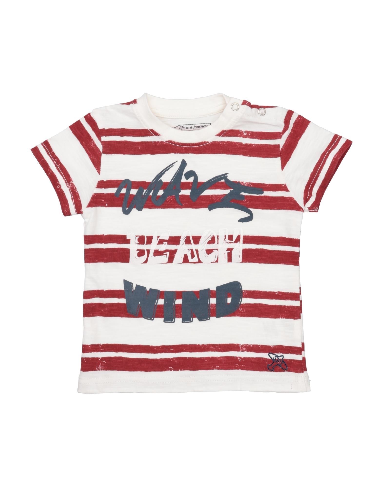Sp1 Kids' T-shirts In Maroon