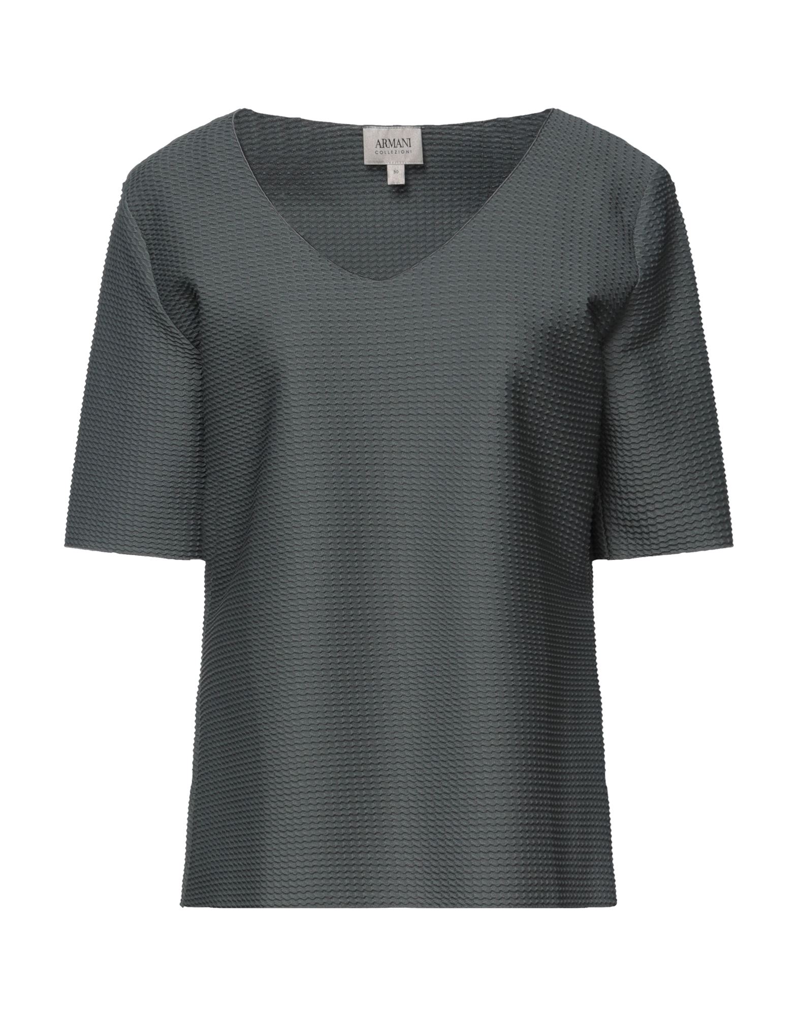 Armani Collezioni T-shirts In Grey