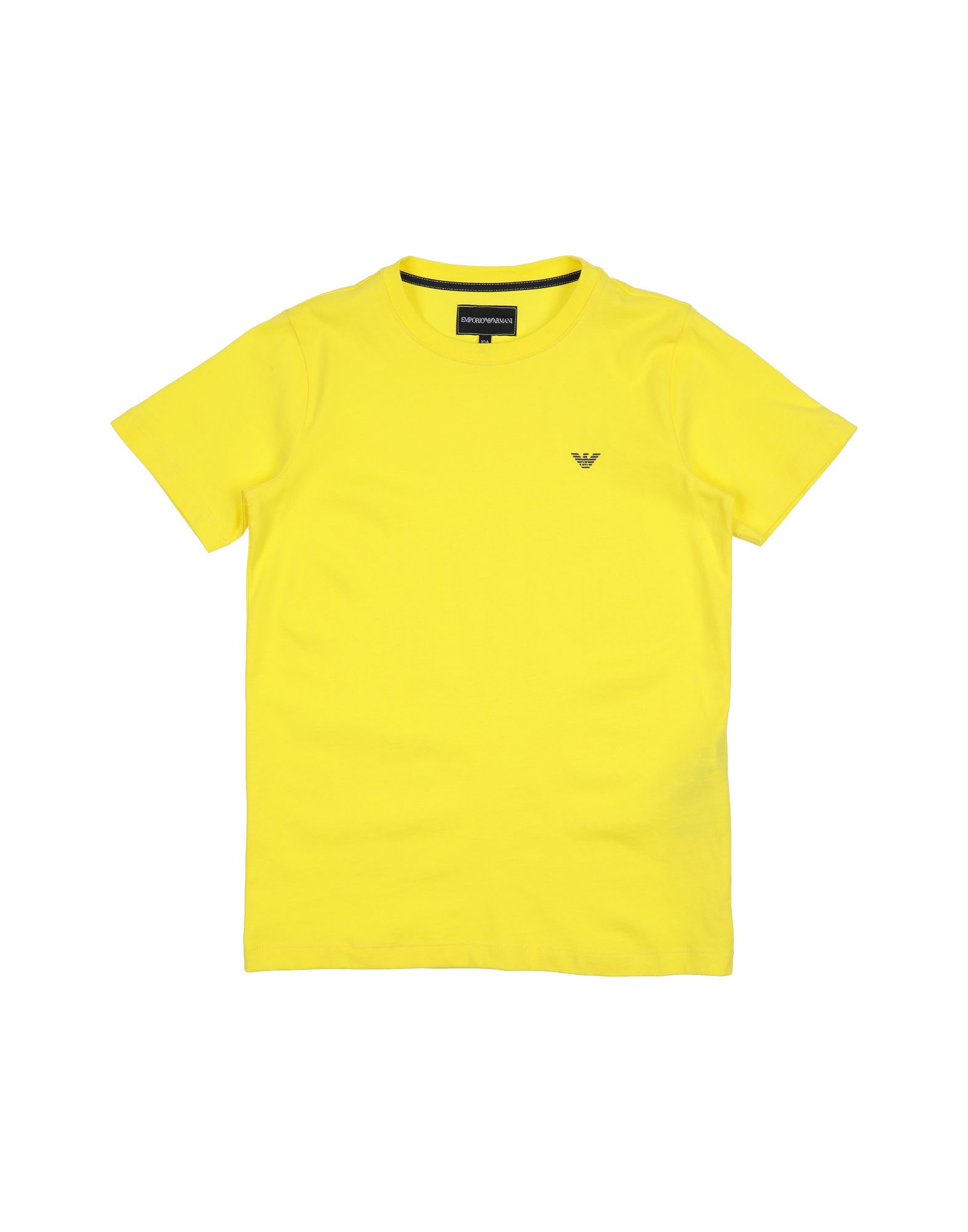 Emporio Armani T-shirts In Yellow