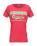 CARLSBERG Damen T-shirts Farbe Rot Größe 3