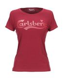 CARLSBERG Damen T-shirts Farbe Bordeaux Größe 3