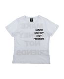 MAKE MONEY NOT FRIENDS Mädchen 3-8 jahre T-shirts Farbe Weiß Größe 6