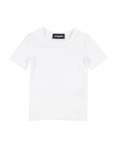 Dsquared2 Toddler Boy T-shirt White Size 6 Cotton, Elastane In White