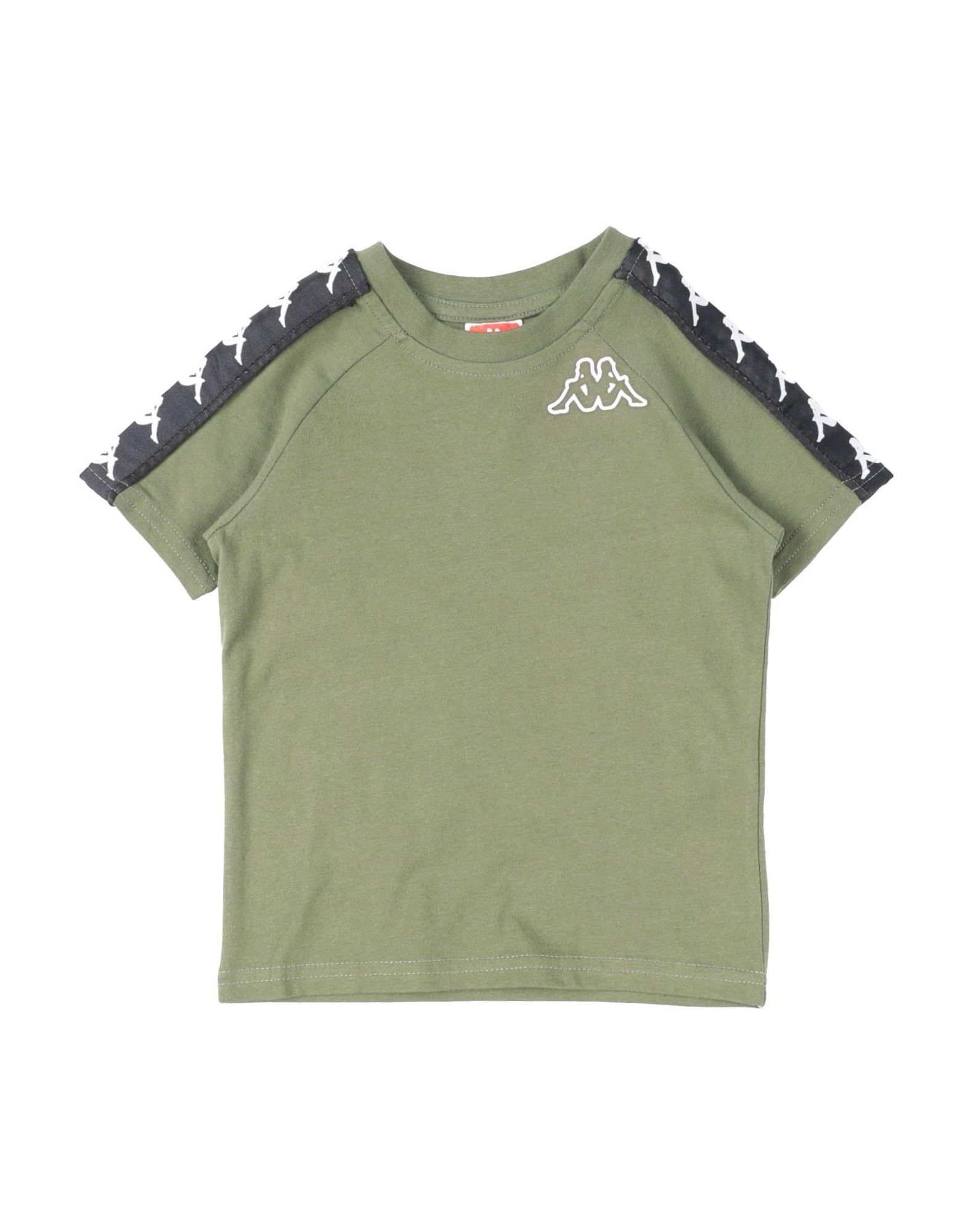 Shop Kappa Toddler Boy T-shirt Military Green Size 6 Cotton