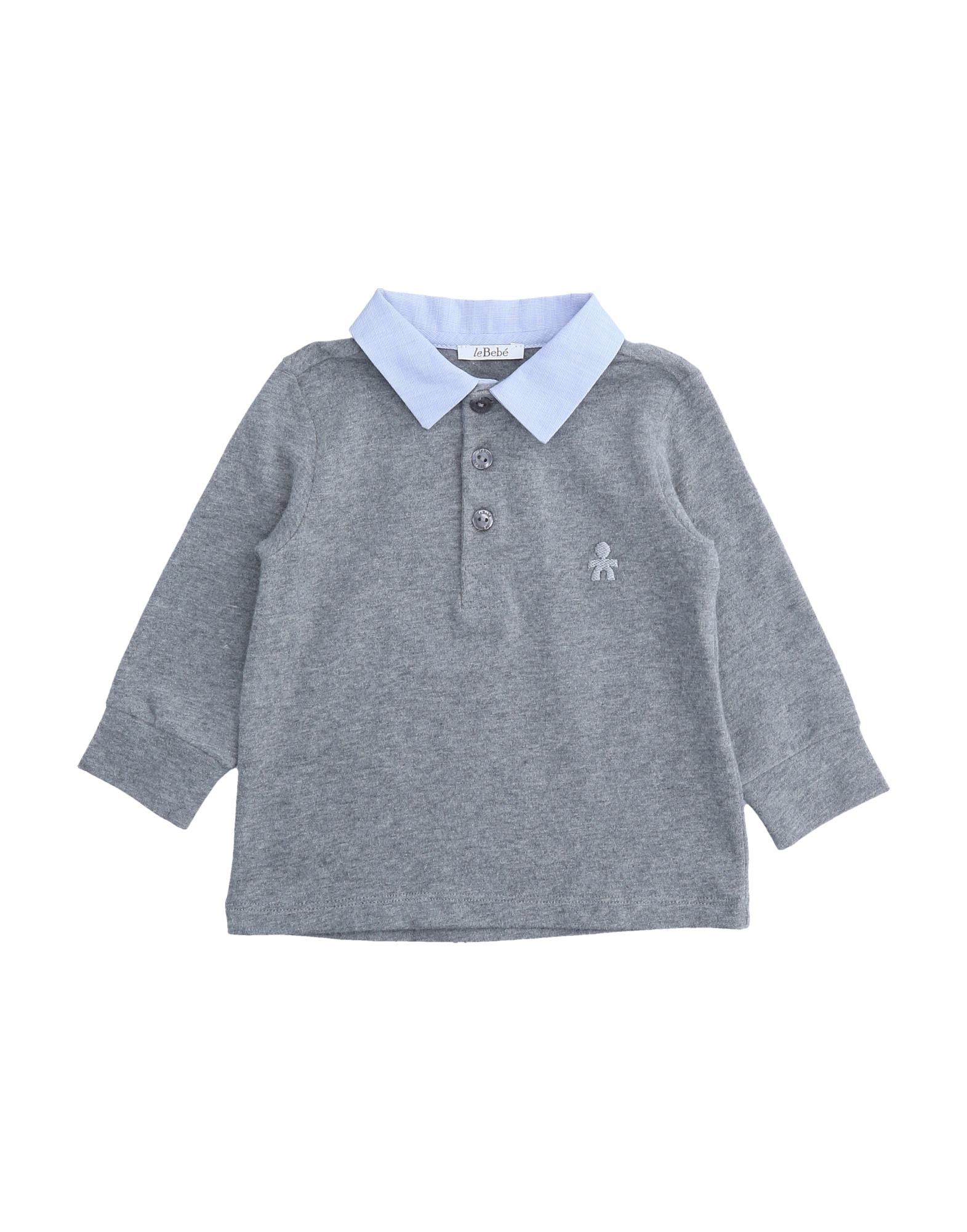 Le Bebé Kids' Polo Shirts In Grey