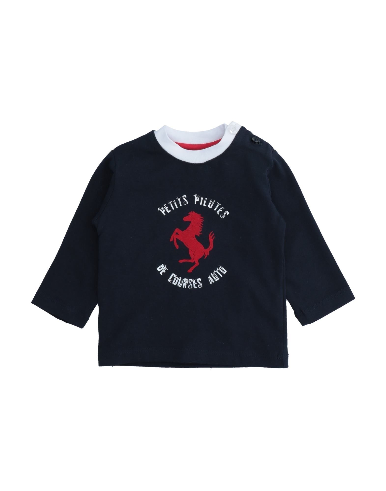 Ferrari Kids' T-shirts In Dark Blue