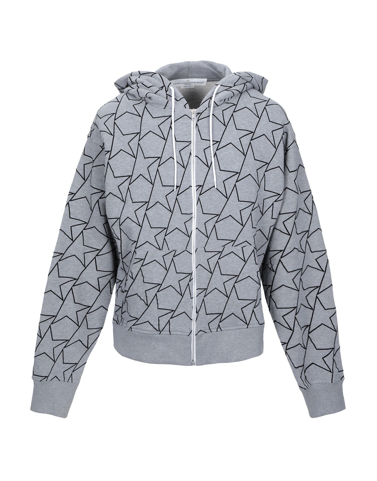 Golden Goose Hooded Sweatshirt In Grey | ModeSens