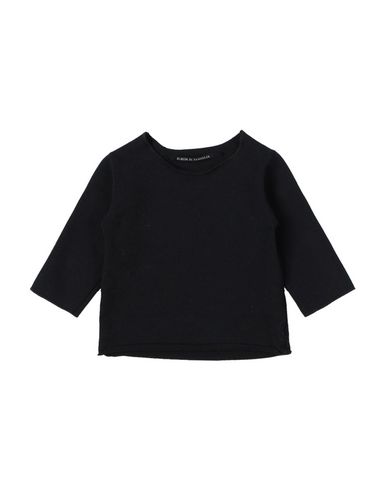 Album Di Famiglia Babies'  Newborn Boy T-shirt Black Size 3 Cotton, Elastane
