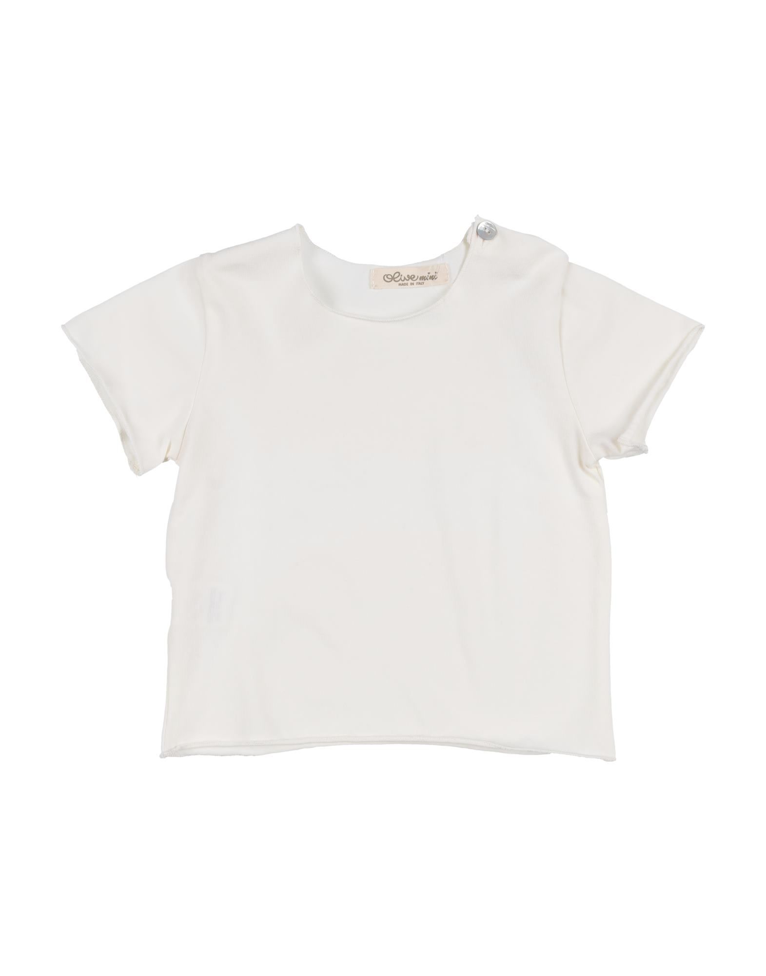 Olive Kids' T-shirts In White
