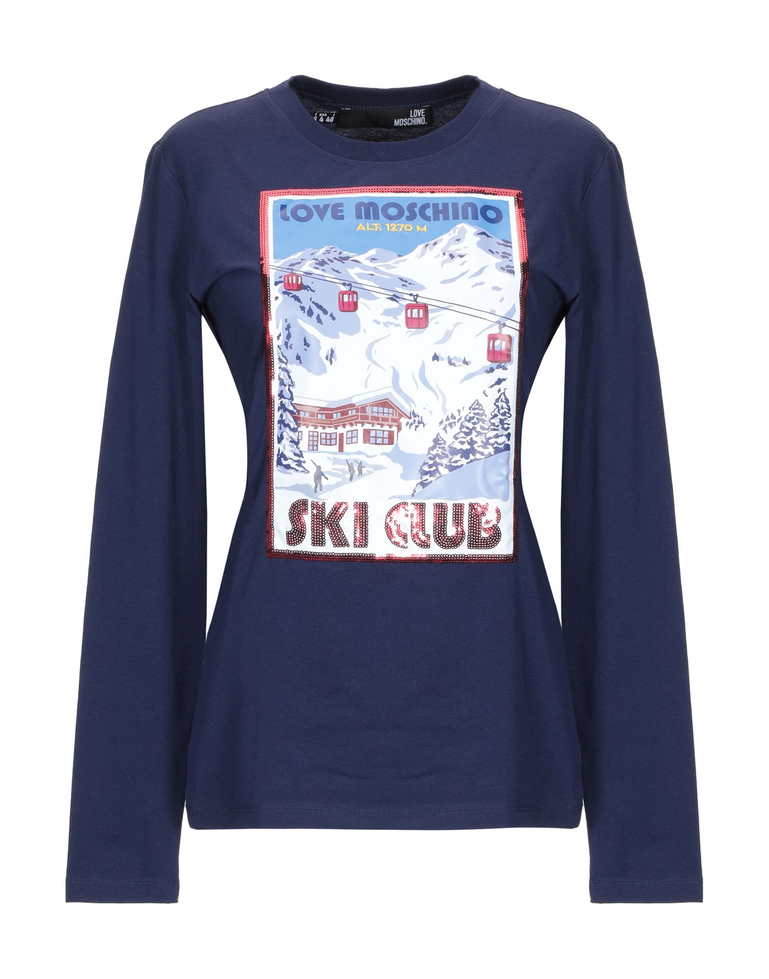 Love Moschino T-shirts In Dark Blue