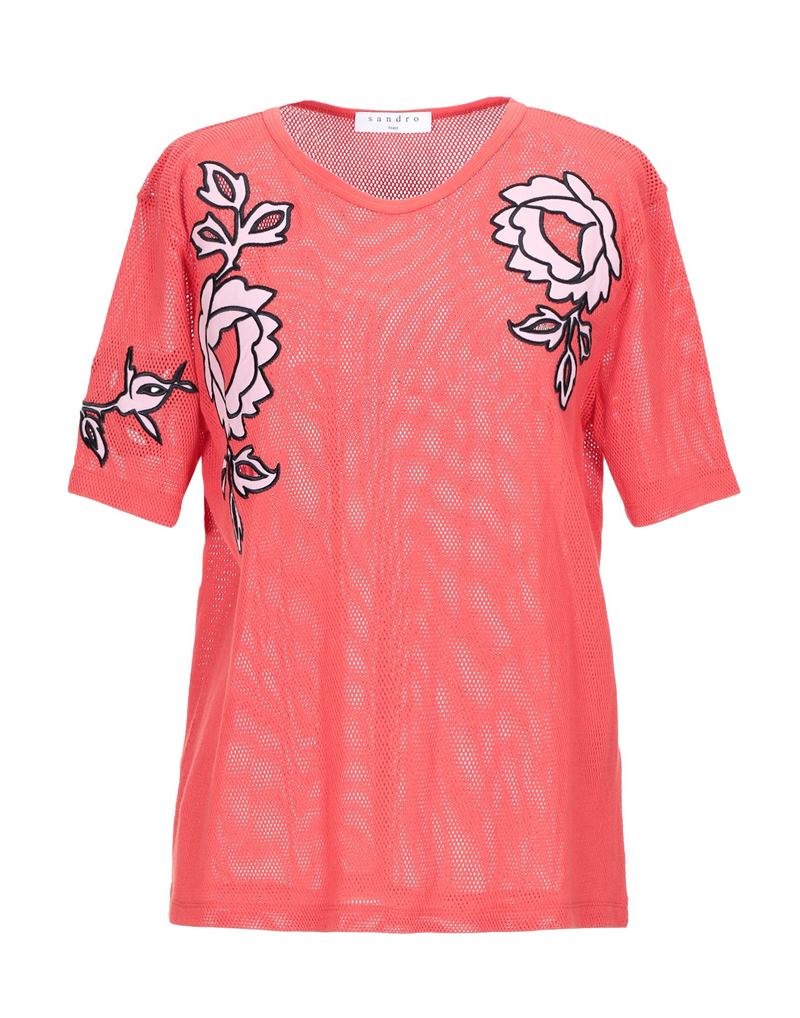 Sandro T-shirt In Red