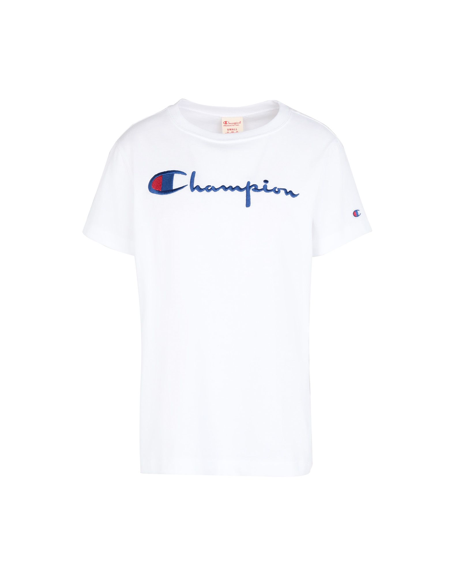 《セール開催中》CHAMPION REVERSE WEAVE レディース T シャツ ホワイト S コットン 100% Crewneck T-Shirt