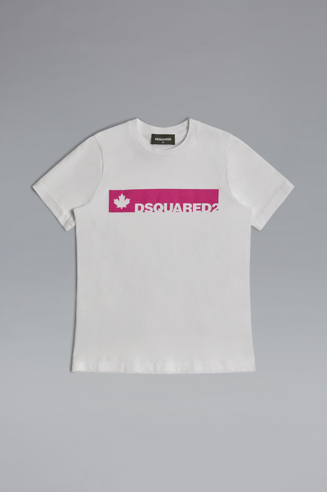 Dsquared2 Unisex Short Sleeve T-shirt In White