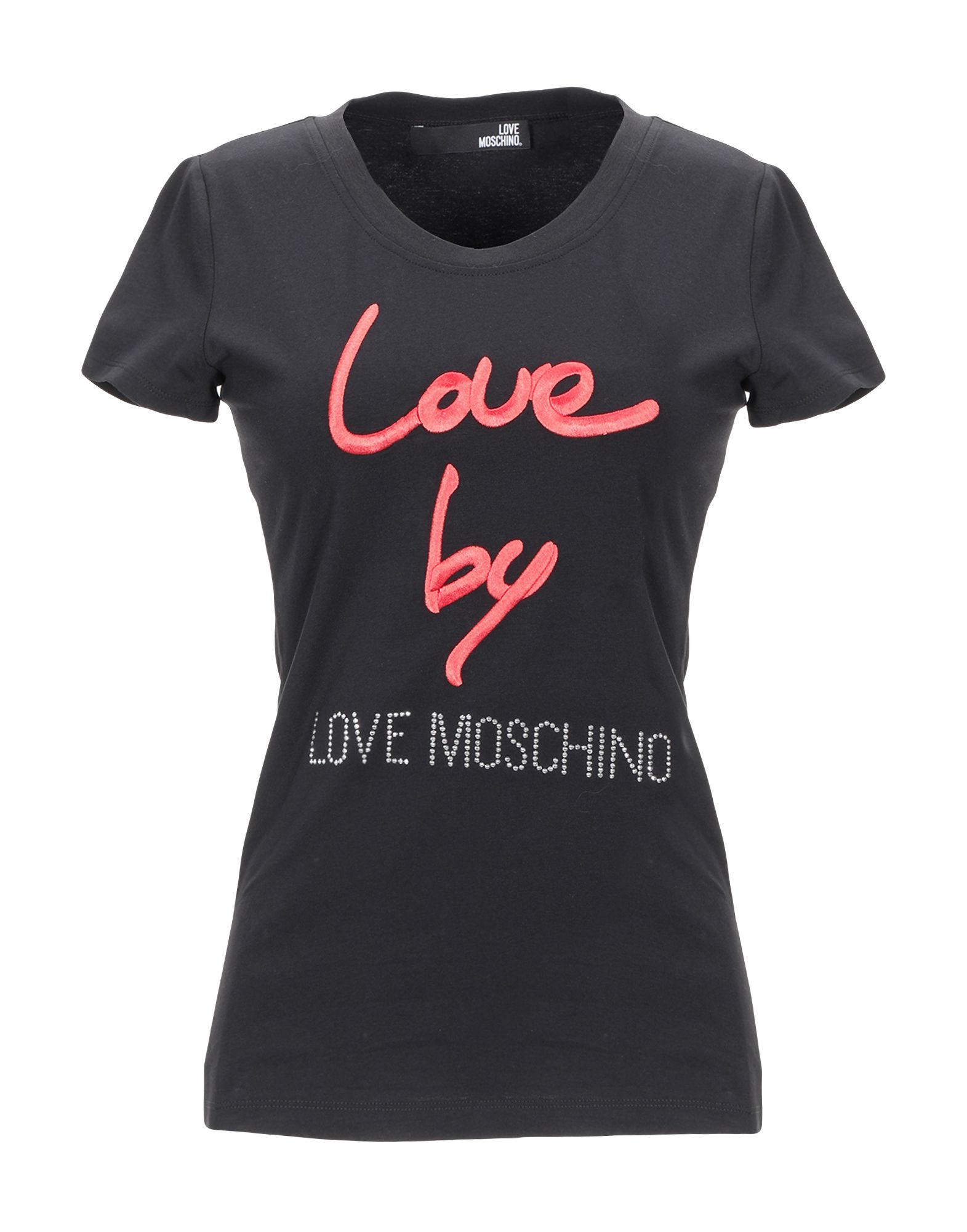 Love Moschino T-shirt In Black | ModeSens
