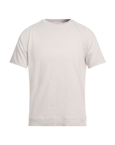Daniele Fiesoli Man Sweatshirt Light Grey Size L Cotton, Elastane