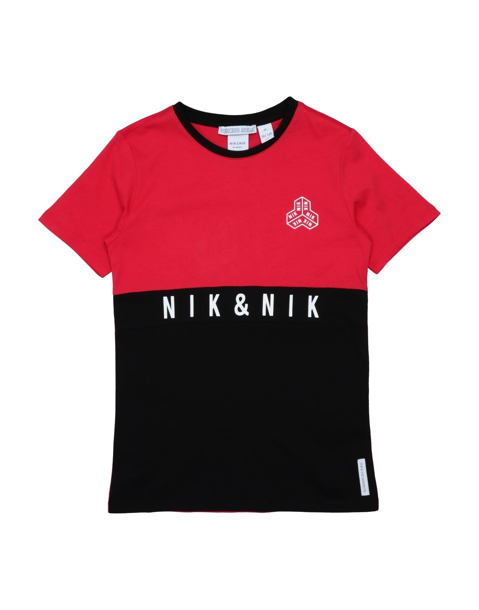 Nik & Nik Kids' T-shirts In Red