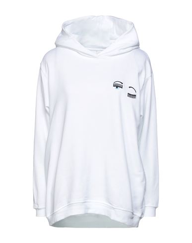 Woman Sweatshirt White Size S Cotton