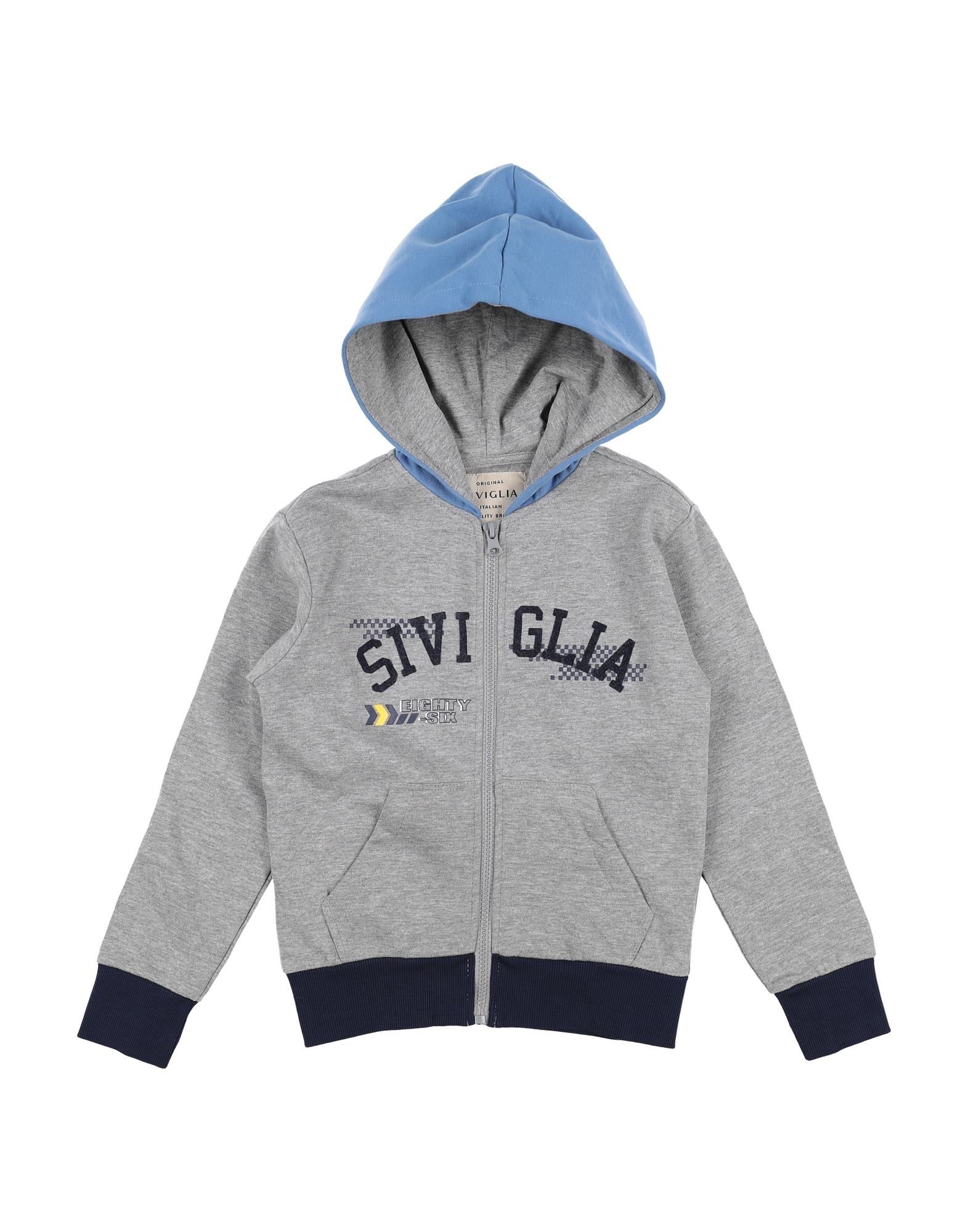 Siviglia Kids' Sweatshirts In Grey