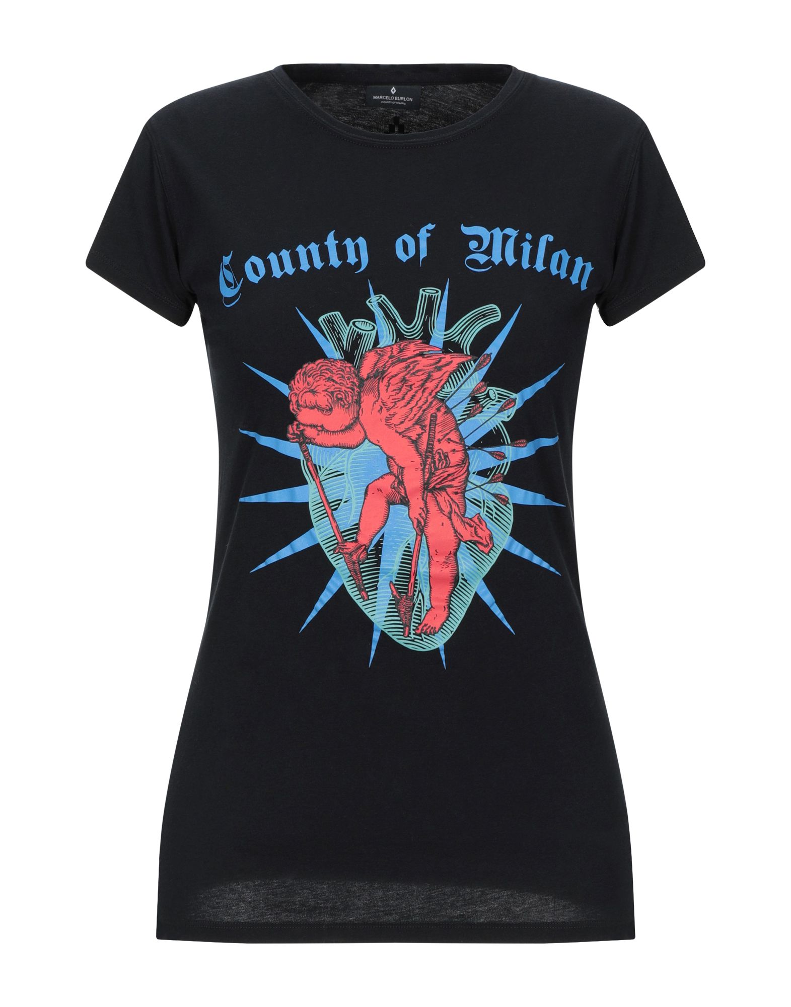 Marcelo Burlon County Of Milan T-shirts In Black | ModeSens