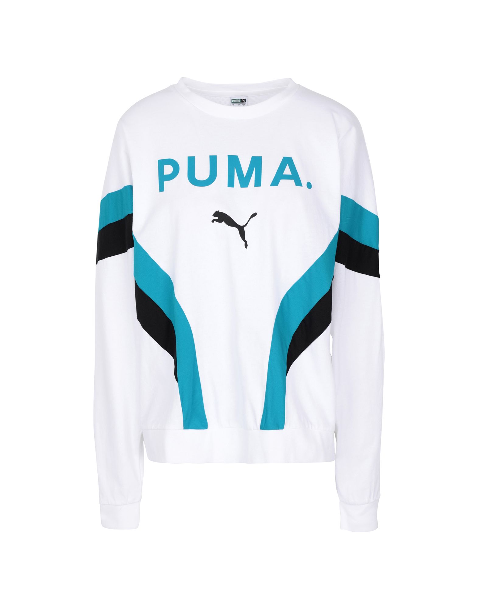 《セール開催中》PUMA レディース T シャツ ホワイト XS コットン 100% Chase Long Sleeve Top
