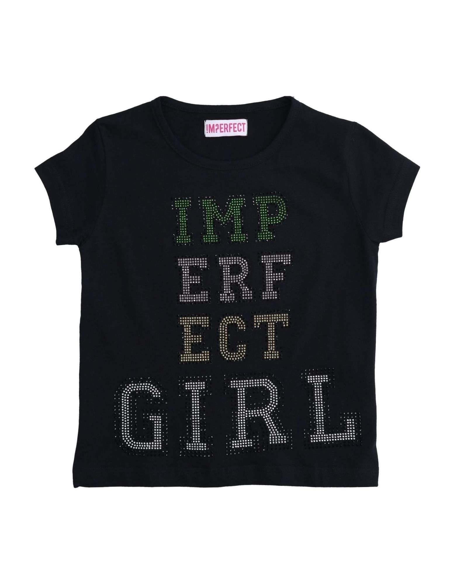 !m?erfect Kids'  Toddler Girl T-shirt Black Size 6 Cotton