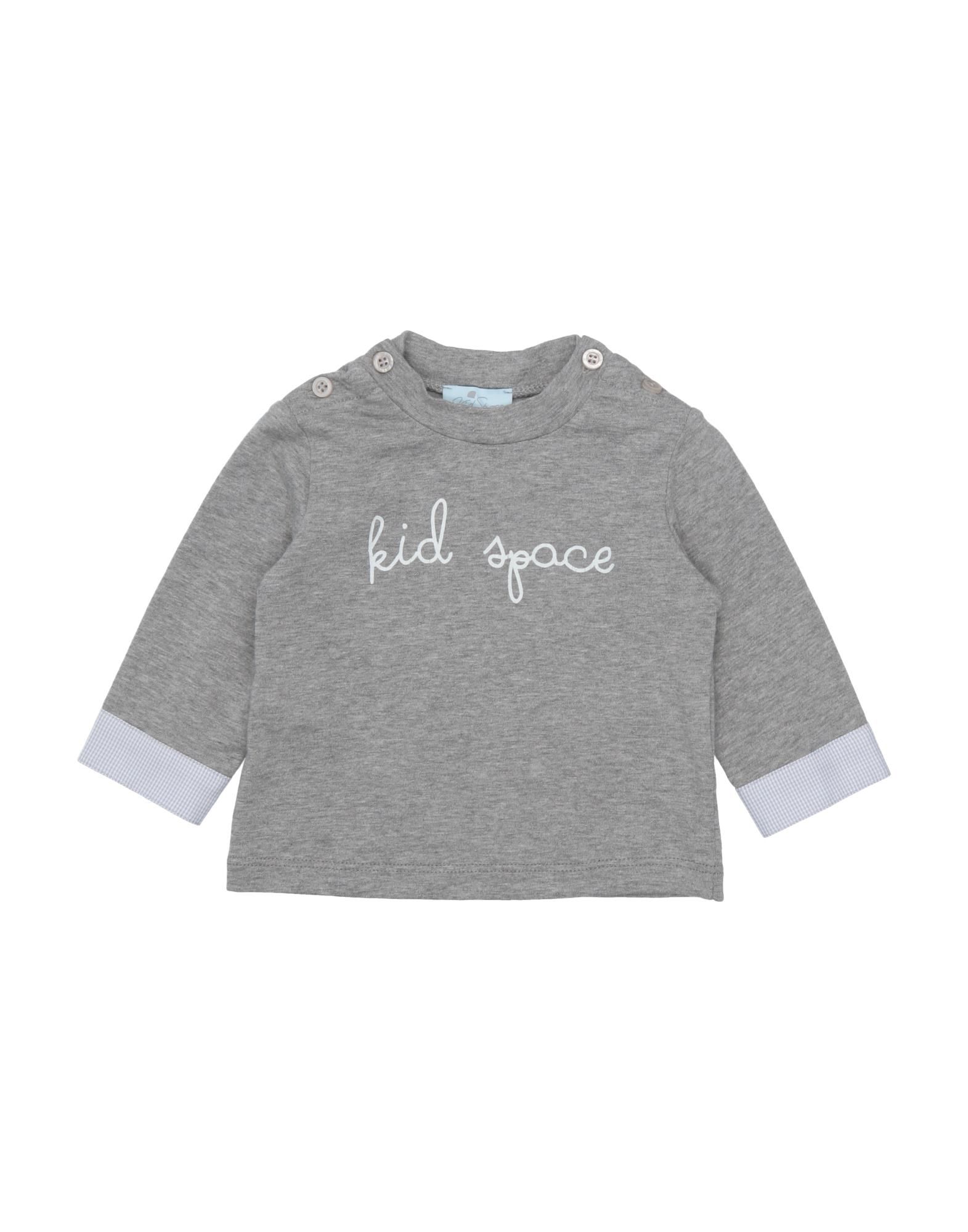 Kid Space Kids' T-shirts In Grey
