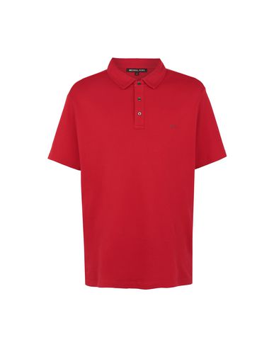 Michael Kors Mens Sleek Mk Polo Man Polo Shirt Red Size S Cotton