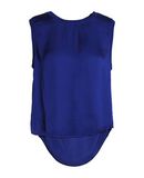 ENZA COSTA Damen Top Farbe Blau Gre 1