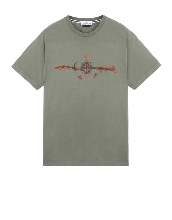12332748hi - Polo - T-Shirts STONE ISLAND T-SHIRT A MANICHE CORTE 2NS85 'GRAPHIC SIX' STONE ISLAND - 0