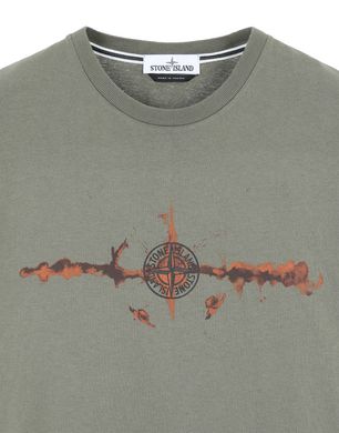 Stone island graphic six sale t shirt