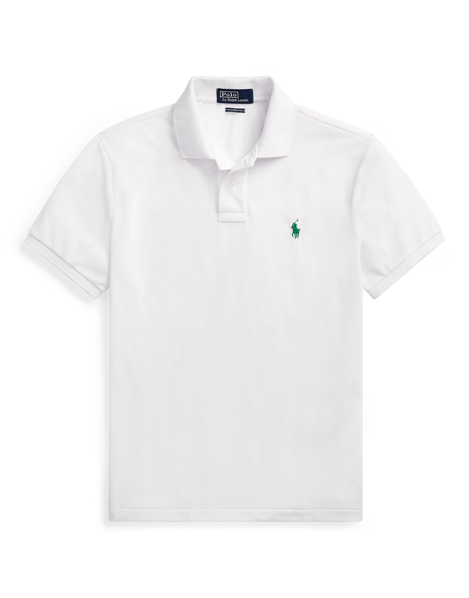 《セール開催中》POLO RALPH LAUREN メンズ ポロシャツ ホワイト XL ポリエステル 100% The Earth Polo Shirt