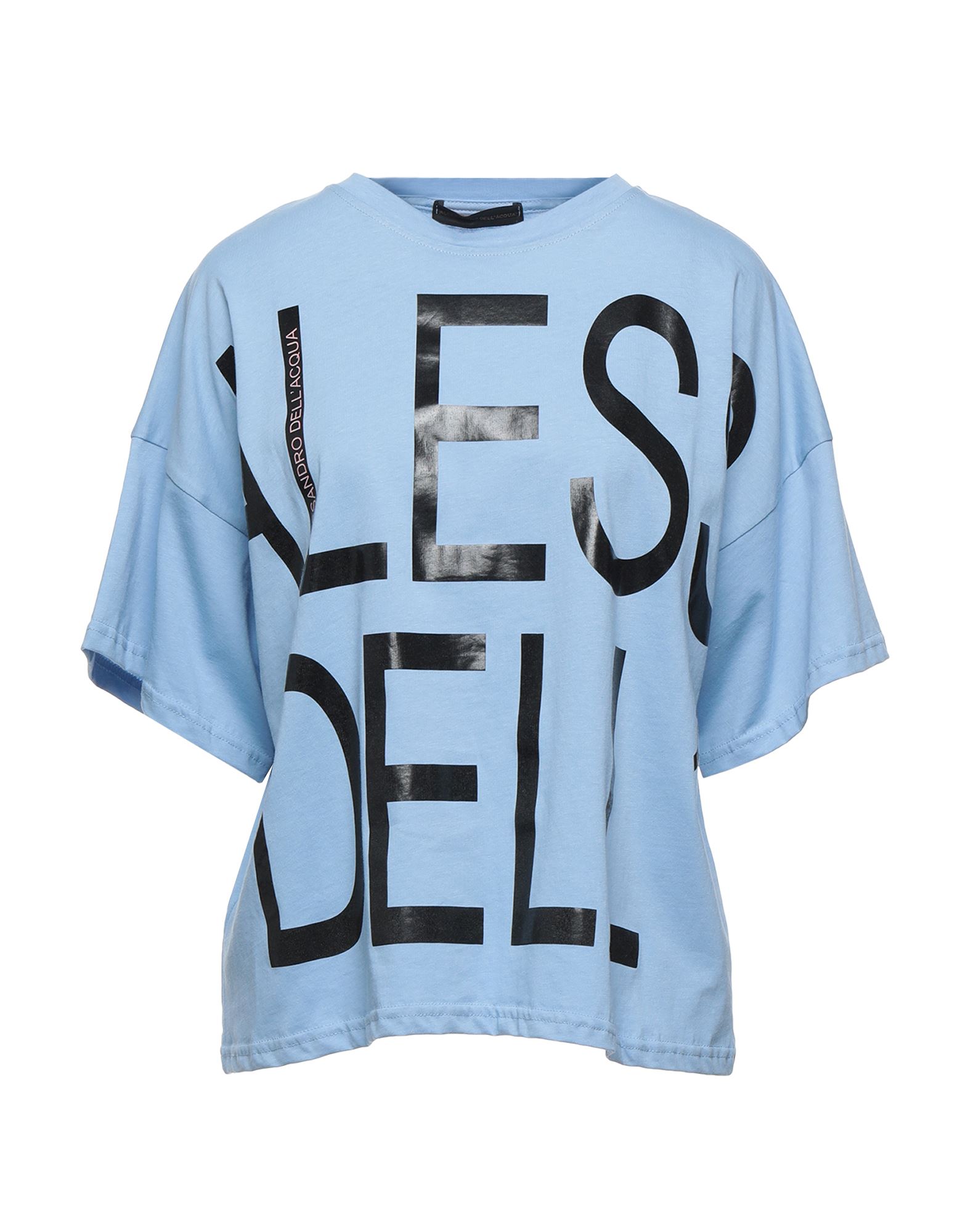 Alessandro Dell'acqua T-shirts In Sky Blue