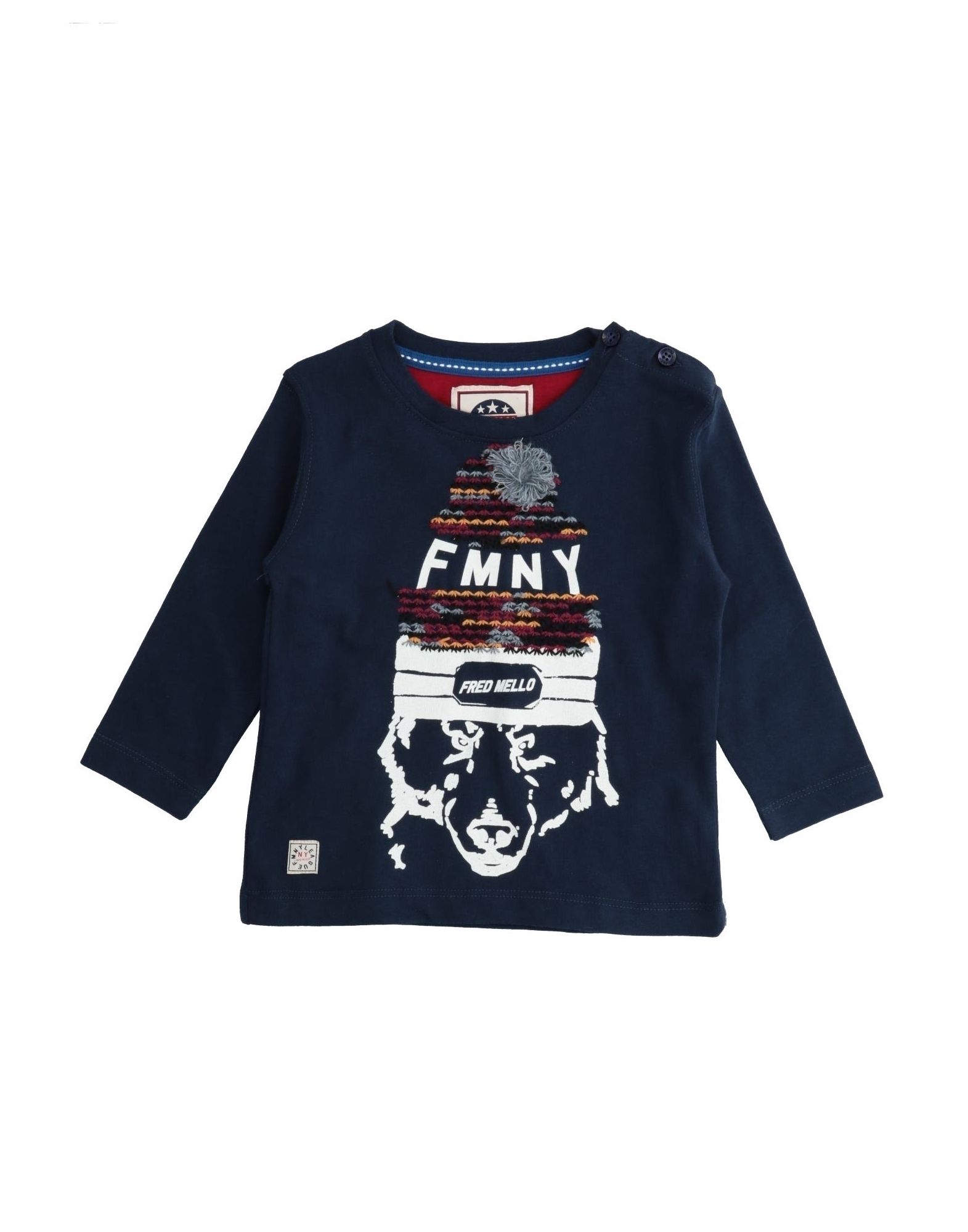 Fred Mello Kids' T-shirts In Dark Blue
