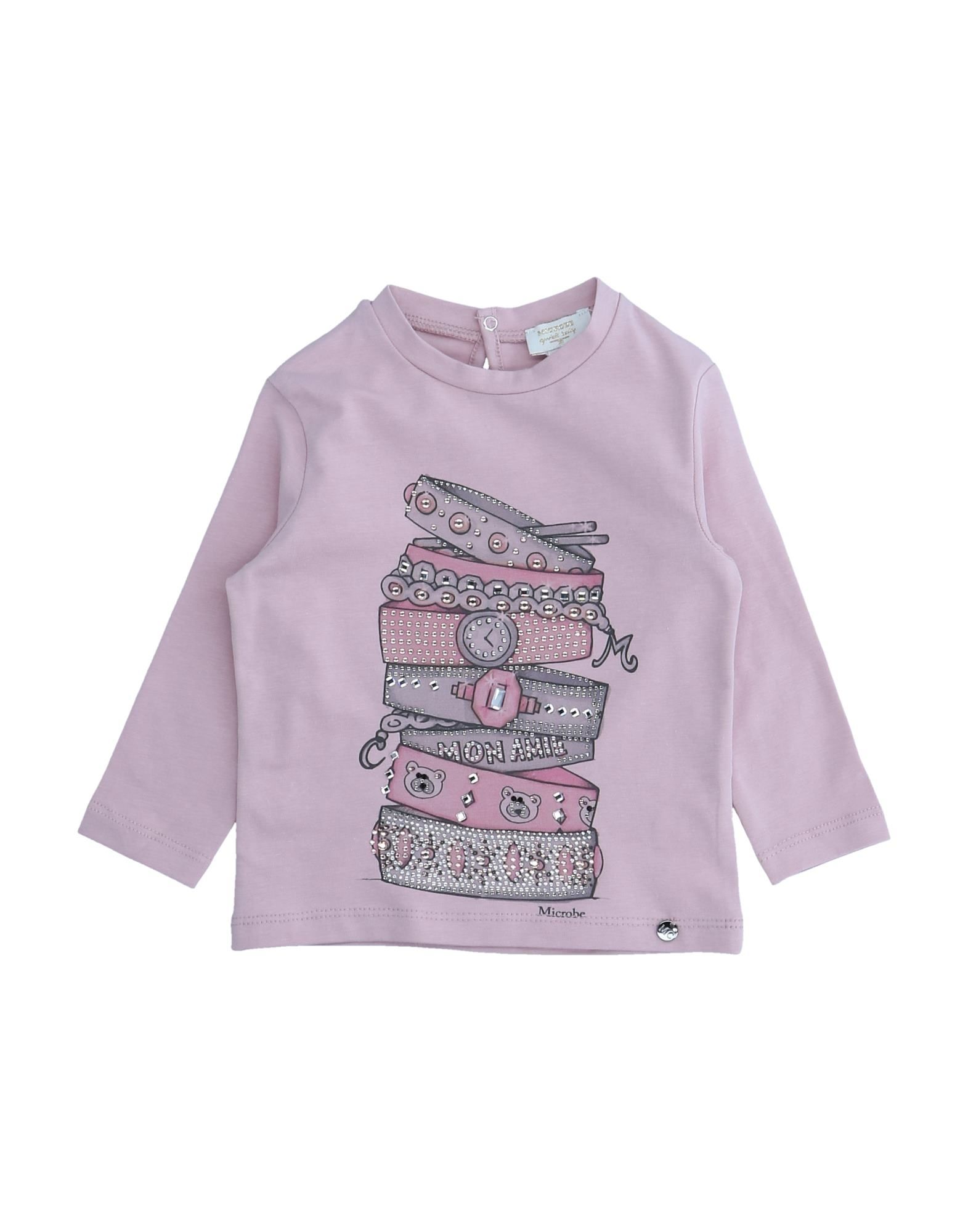 Microbe By Miss Grant Kids' T-shirts In Pink