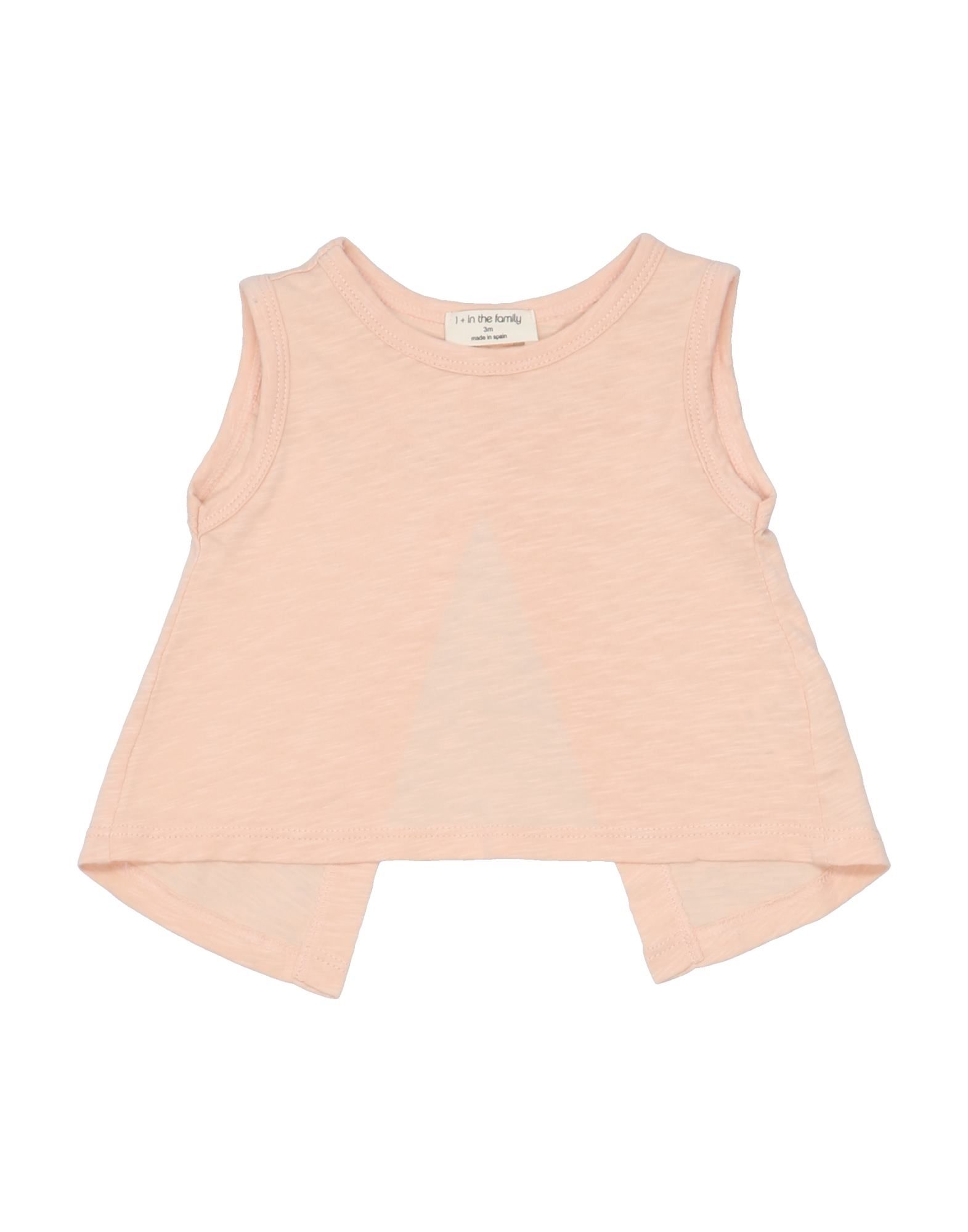 1+ In The Family Kids' T-shirts In Pale Pink