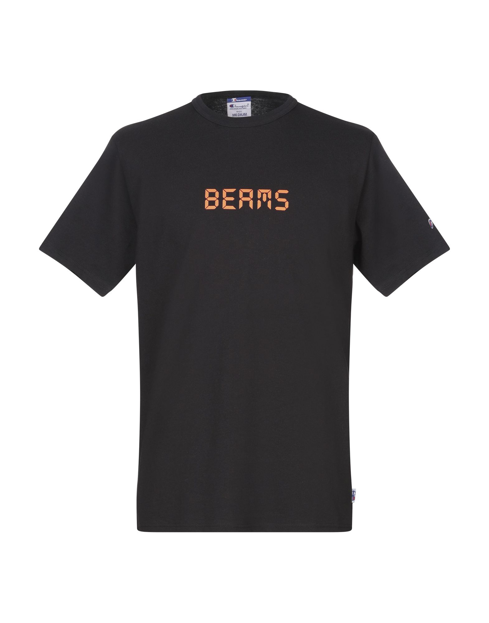 《セール開催中》BEAMS? by CHAMPION? メンズ T シャツ ブラック S コットン 100%