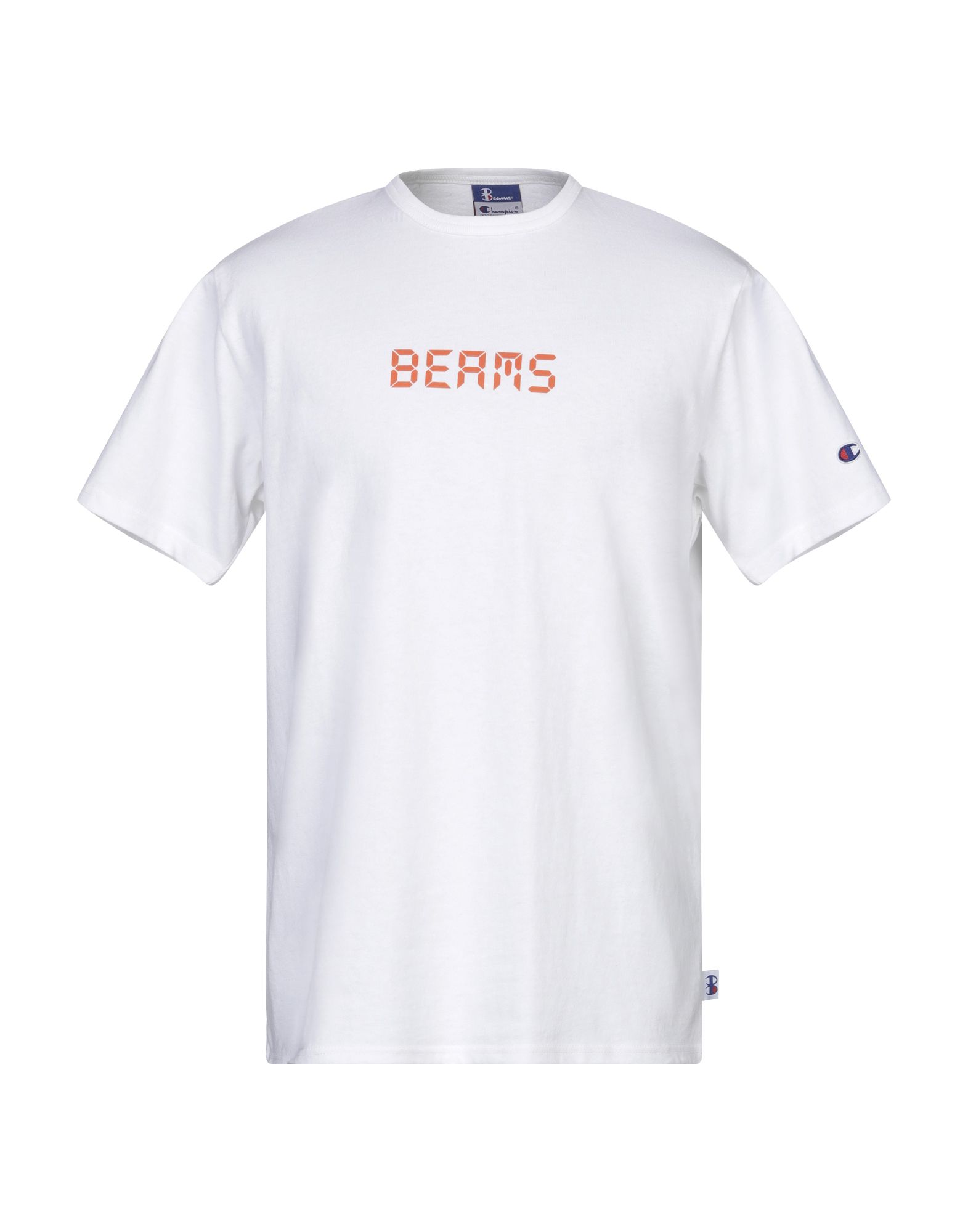 《セール開催中》BEAMS? by CHAMPION? メンズ T シャツ ホワイト S コットン 100%