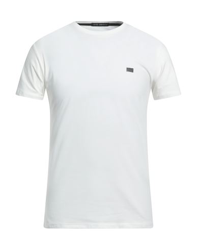 Yes Zee By Essenza Man T-shirt White Size 3xl Cotton, Elastane