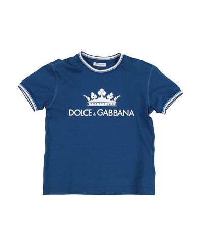 Dolce & Gabbana Babies'  Toddler Boy T-shirt Blue Size 7 Cotton, Elastane