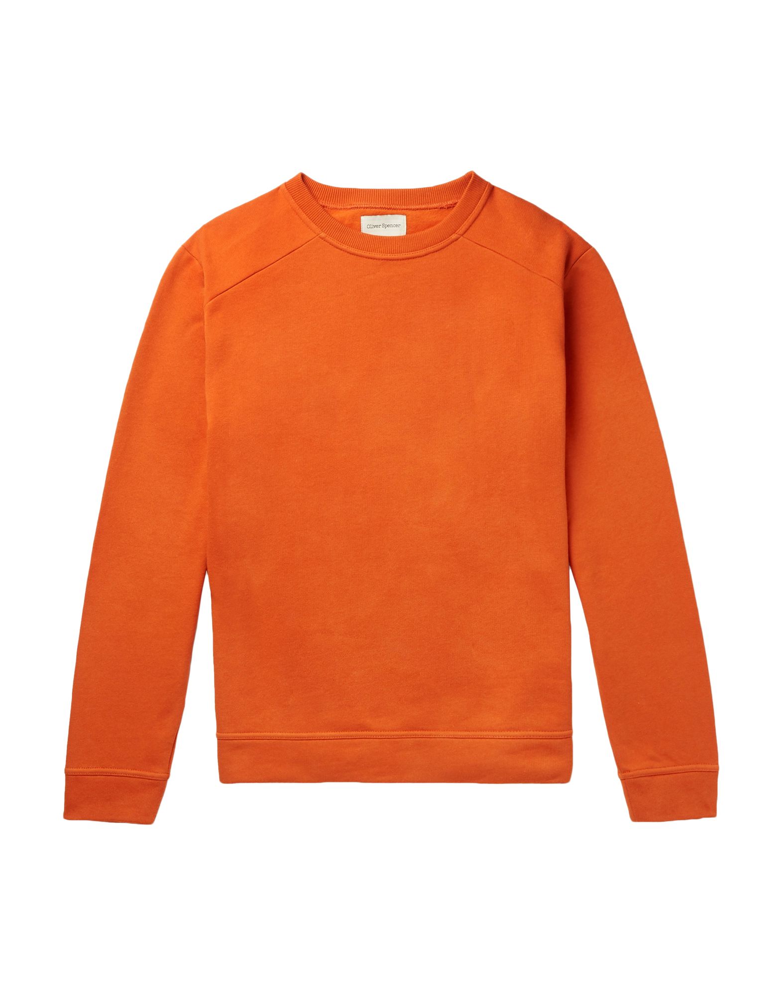 《セール開催中》OLIVER SPENCER メンズ スウェットシャツ オレンジ XL コットン 100%