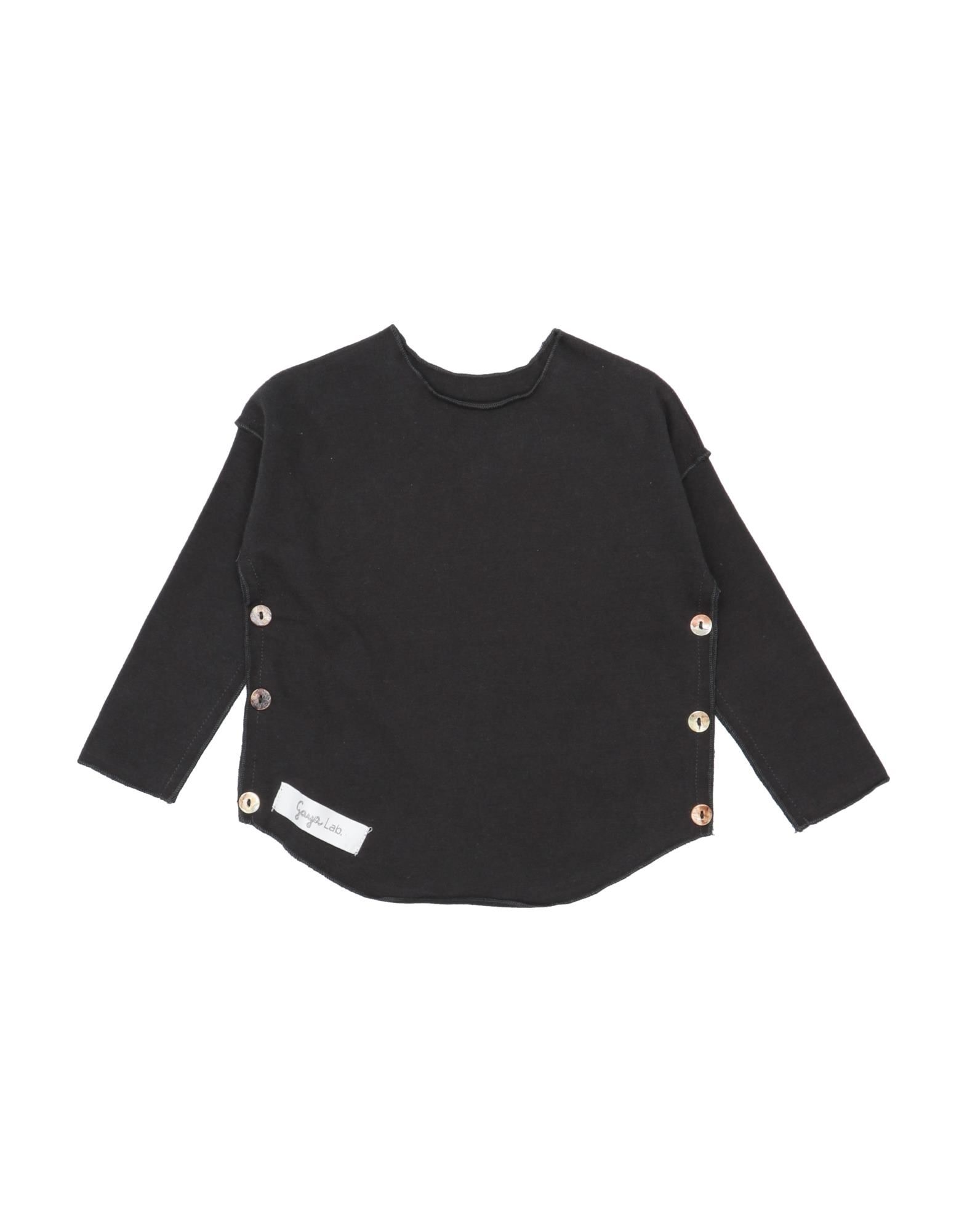 Shop Gaya Lab. Newborn Girl T-shirt Black Size 3 Cotton, Elastane