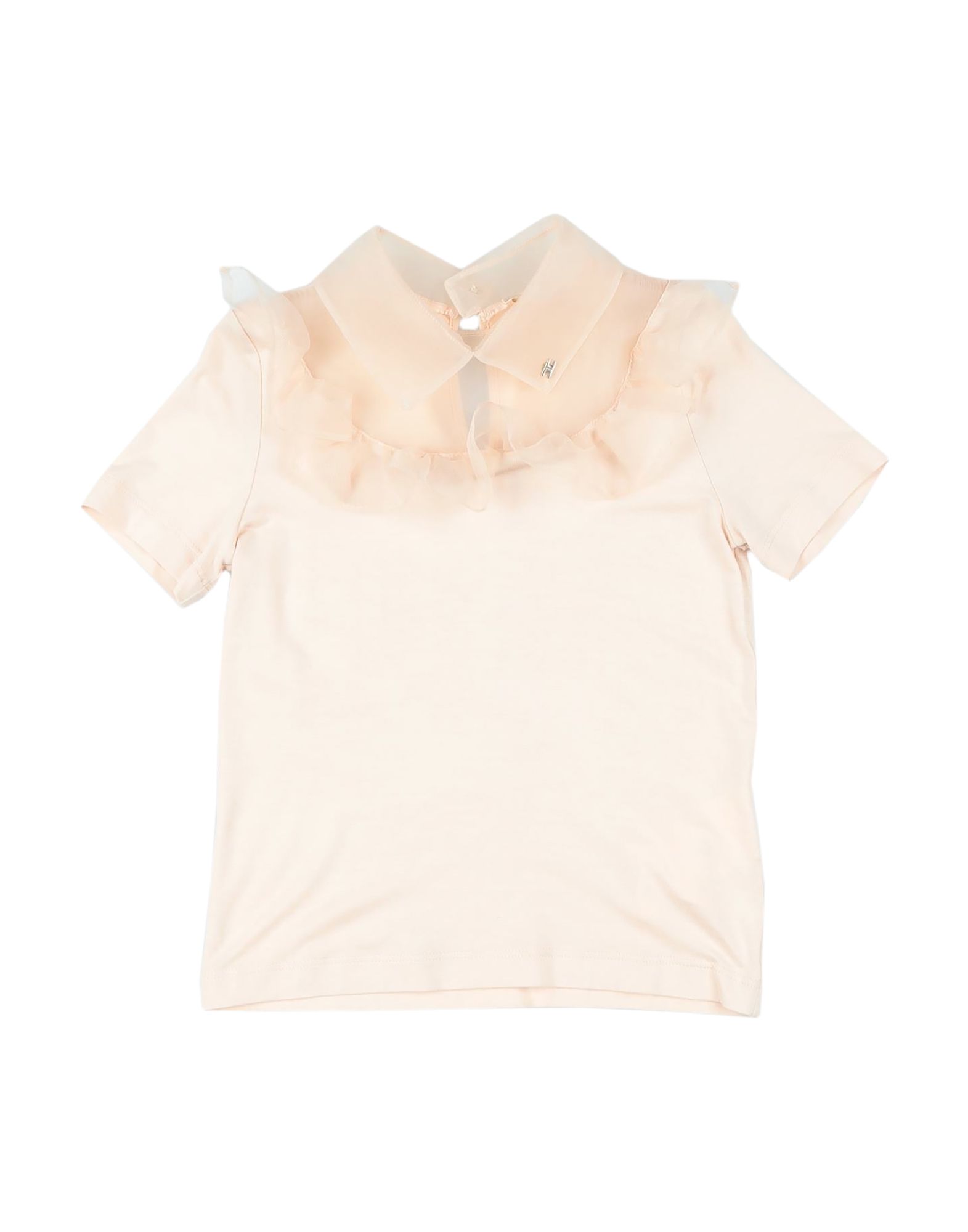 ＜YOOX＞ ELISABETTA FRANCHI ガールズ 3-8 歳 ポロシャツ ピンク 4 レーヨン 95% / ポリウレタン 5% / ポリエステル画像
