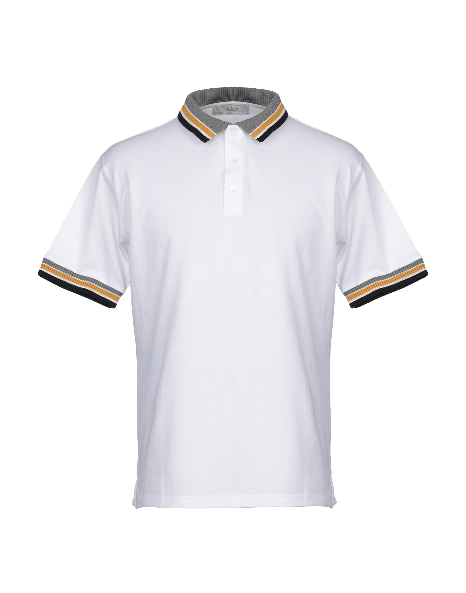 《期間限定セール開催中!》PRINGLE OF SCOTLAND メンズ ポロシャツ ホワイト S コットン 100%