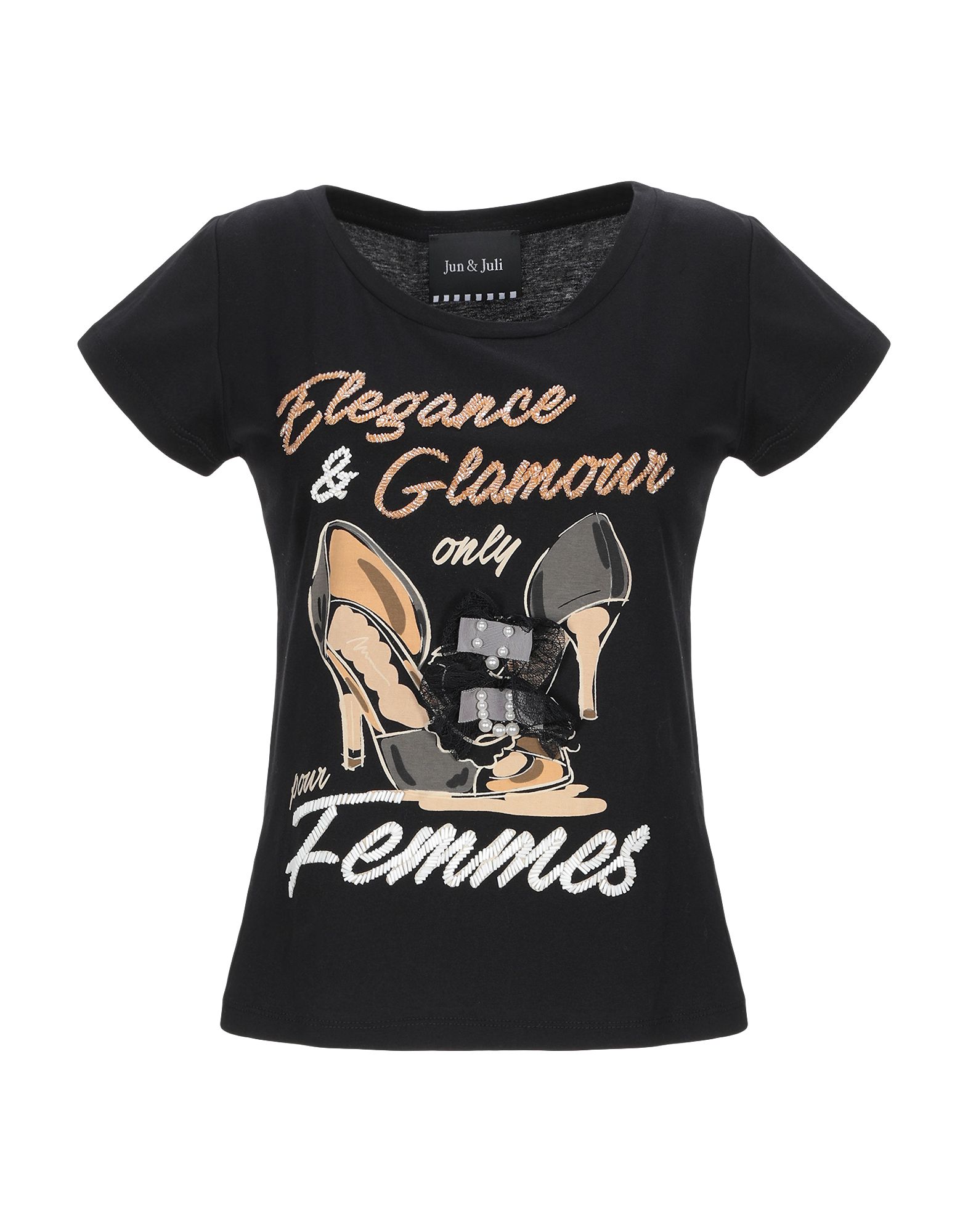 Футболка  - Черный цвет