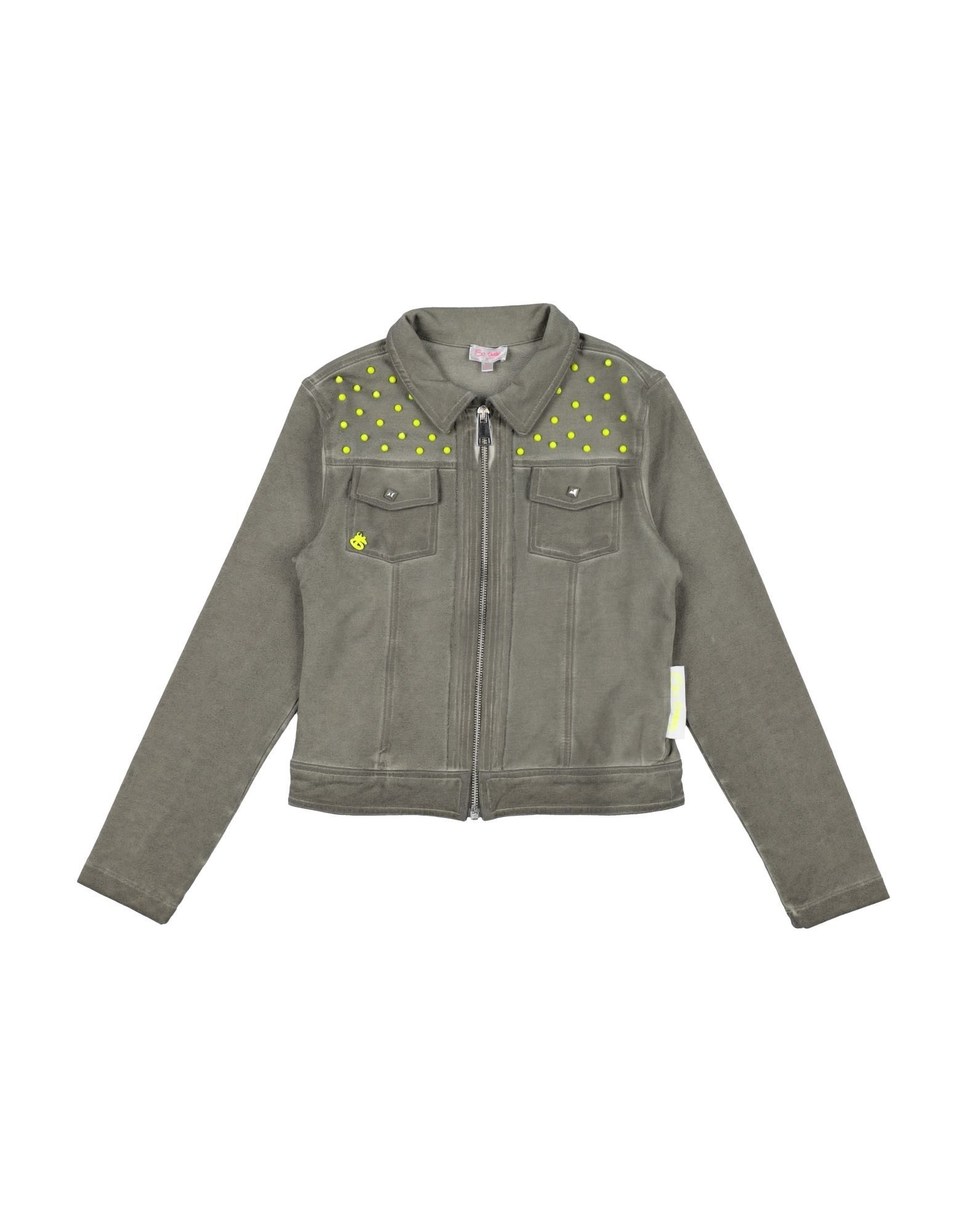 So Twee By Miss Grant Kids' Jackets In Military Green