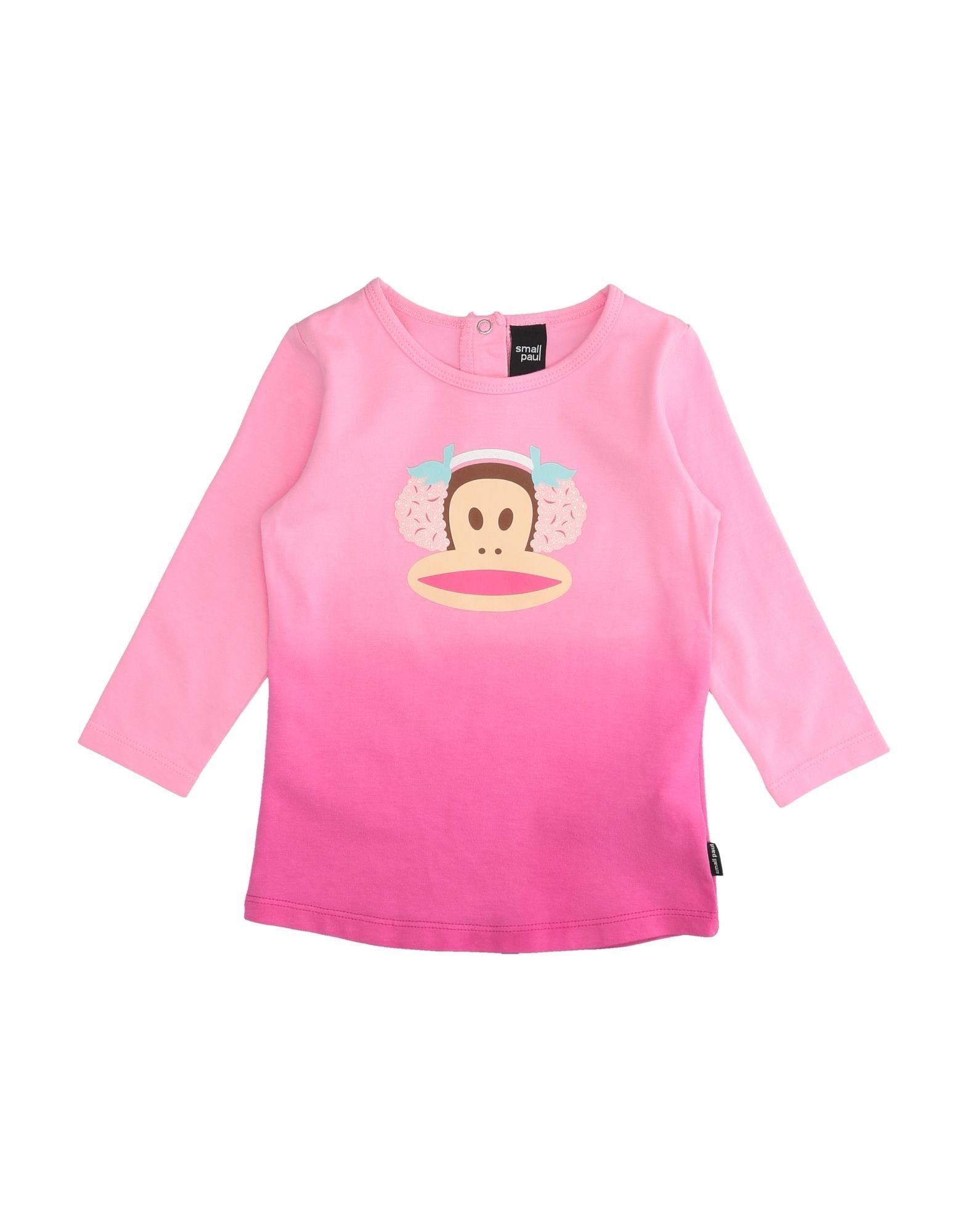 Small Paul By Paul Frank Kids' T-shirts In Pink