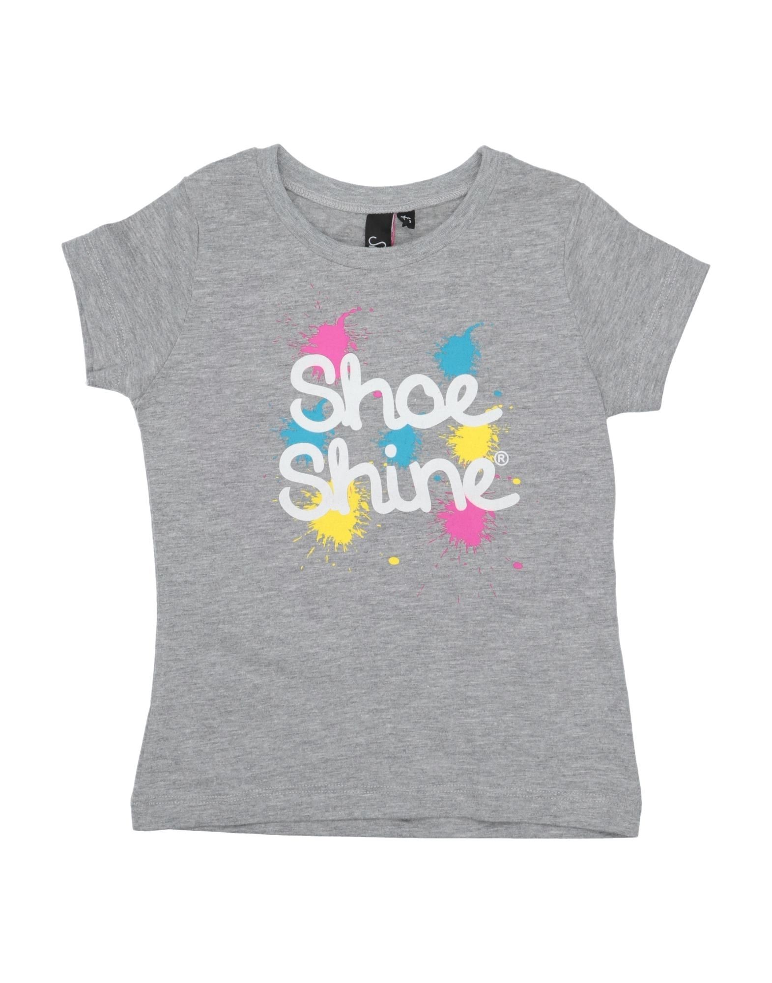 Shoeshine Kids' T-shirts In Light Grey